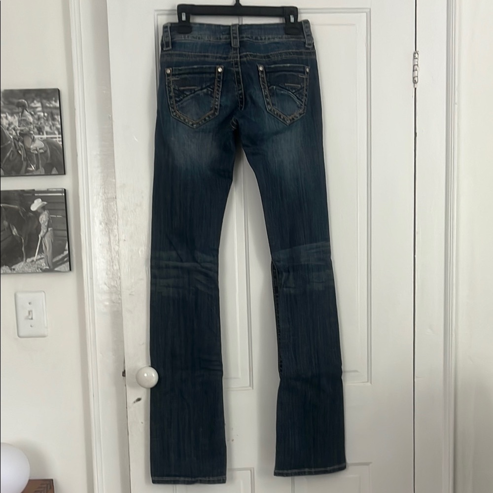 Stetson Women's Dark Blue Boot Cut Jeans